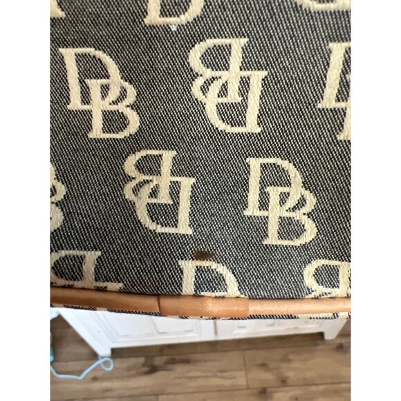 Dooney & Bourke monogram canvas handbag satchel bag - Picture 4 of 8